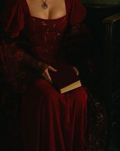 Red Priestess Aesthetic, Red Church Aesthetic, Red Royal Aesthetic, Royal Red Aesthetic, Pomegranate Aesthetic Dark, Melisandre Aesthetic, Royal Dress Aesthetic, Lady Melisandre, Goth Church