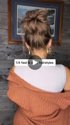 13K reactions · 1.7K shares | 💕quick & easy hairstyles for when you're in a hurry, tutorial one of four! Save this video to try later. 
•
•
•
•
•
•
#finehairstyles #thinhairtutorial #hairstyleoftheday #mediumlengthhairstyles #easyhairstyles #hairidea #hairideasforwomen #buntutorial #hairstylesforbeginners #beginnerhairtutorial #beginnerhairstyles #hairtutorialsforthinhair #hairvideoss | SAVANNAH MOORE || Beauty for the ordinary mamas. 🩷 | Wilfred · Everything We Need Easy Hairstyles Quick, How To Cut Nails, Bun Tutorial, Hair Upstyles, Hairstyles Over 50, Short Hair Updo, Hair Bun, In A Hurry, Beautiful Long Hair