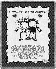 a mother's day card with an image of two children holding hands and the words,