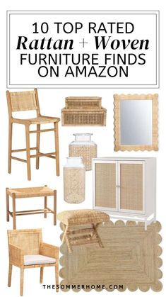 Refresh your home with woven and rattan furniture finds from Amazon Home Decor. These Home Decor Tips showcase chic and affordable ways to incorporate texture into your Room Decor. Shop Amazon Home Decor for the best pieces to achieve a timeless and cozy look.