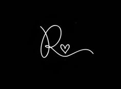 the word love written in white ink on a black background with a heart shaped outline