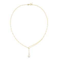 Shimmer Pearl Pull Through Necklace – POPPY FINCH U.S. Pearl Necklace Designs Simple, Necklace Designs Simple, Gold Lariat Necklace, Bridal Choker, Pearl Necklace Designs, Shimmer N Shine, Pearl Collection, Pull Through, Freshwater Cultured Pearls