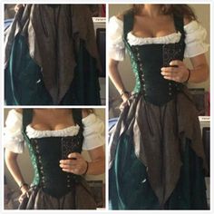 Wench Costume, Renn Faire, Gown Costume, Skirt Diy, Fest Outfits