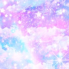 an abstract background with stars and clouds in pastel colors, like the night sky