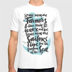 SAILORS T-shirt by Matthew Taylor Wilson | Society6 Mens Tshirts