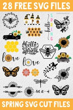 the 25 free sv files for spring svg cut files