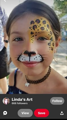 Cheetah Face Paint Kids Easy, Cute Animal Face Paint, Cheetah Face Paint Easy, Farm Face Paint, Cheeta Face Paint, Face Paint Leopard, Gorilla Face Paint, Animal Face Paint Ideas For Kids, Facepainting Ideas Aesthetic