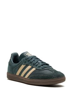 Adidas Samba OG "Mineral Green/Crystal Sand" Sneakers - Farfetch Mineral Green, Sneakers Green, Adidas Samba Og, Chanel 2, Iconic Bags, Demi Fine Jewelry, Green Crystal, Adidas Samba