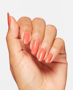 The yassification of apricot. This dipping powder has a creamy finish that is bright AF. Cuticle Softener, Gel Glue, Different Skin Tones, Opi Nail Lacquer, Opi Nail Polish, Nail Polish Collection, Opi Nails, Nailed It, Nail Varnish