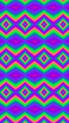 an abstract background with many different colors and shapes in the form of squares, rectangles or zigzags