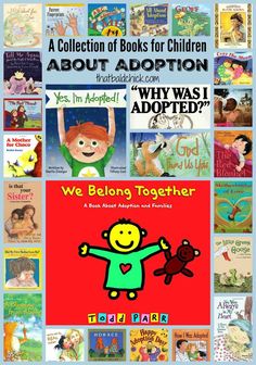 children's books about adoption and why was i adopted? with pictures of them