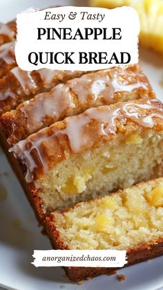 this easy and tasty pineapple quick bread is the perfect treat for breakfast or dessert