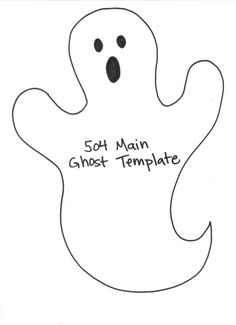 a ghost with the words soft main ghost template