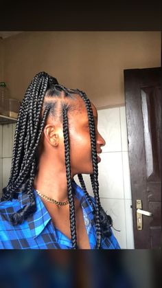 Braid styles for black women #braids #boxbraids #blackwoman Styles For Black Women Braids, Braid Styles For Black Women, Styles For Black Women, Black Women Braids, Braids Boxbraids, Women Braids