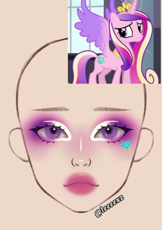 Halloweenský Makeup, Princess Cadence, Anime Eye Makeup, Makeup Drawing, Halloween Makeup Pretty