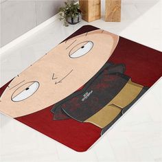 stewie family guy hypebeast bath rugs Vanity Colors, Bath Tubs, Shower Stall, Bath Mat Rug, Bath Rugs, Tumble Dryer, Easy Cleaning, Bath Mat, Bleach