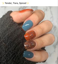 Modelones Fall Nails, Newest Nail Trends 2023, Late Fall Nails, Teal Fall Nails, Summer To Fall Transition Nails, Flare Nails, Paris Nails, Cruise Nails, Revel Nail Dip Powder