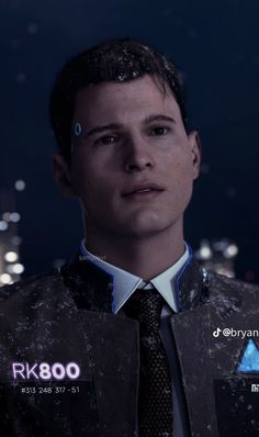 an image of a man wearing a suit and tie with the words rk 800 on it