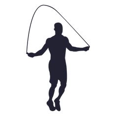 the silhouette of a man with a bow and arrow