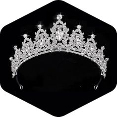 Kamirola - Queen Crown and Tiaras Princess Crown for Women and Girls Crystal Headbands for Bridal, Princess for Wedding and Party（01 Queen Crown, Crystal Headband, Princess Crown, Halloween Jewelry, Pharmacy Gifts, Tiara, Beauty And Personal Care, Crown