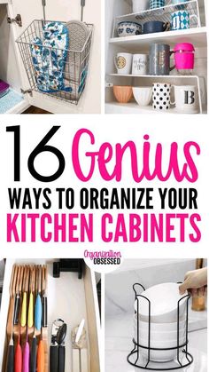 the top ten genius ways to organize your kitchen cabinets