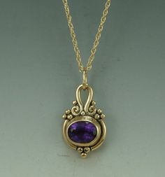 Gold and Amethyst Pendant Amethyst Jewel Pendant Necklace, Unique Amethyst Pendant Jewelry, Elegant Oval Amethyst Pendant Jewelry, Classic Amethyst Pendant Jewelry, Panna Ring, Ashara Dayne, Collectible Amethyst Pendant Jewelry, Greek Mythology Jewelry, Gold Jewelry Outfits