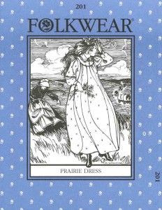 the front cover of folkwear, featuring an image of a woman in a dress