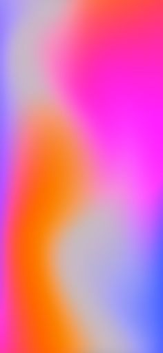 a blurry image of an orange, pink and blue background with the colors of different shades