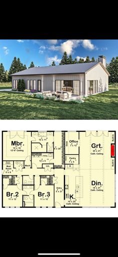 two story house plans with an open floor plan and large living area in the middle