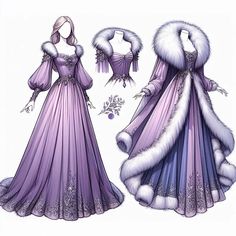 1800s Dresses, 1900s Dress, Moon Goddess Art, Manhwa Pfp, Comic Painting, Fantasy Design, Larp Costume, Fashion Drawing Dresses, Icons 3d