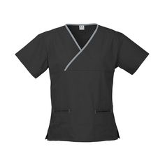 A popular choice for a range of roles, the contrast scrub top for ladies offers comfort & durability for those on a budget. Featuring a classic v neck mock wrap style with a contrast trim for a pop of colour.Product Features : Crossover feature with contrast trimming 2 front patch pockets with concealed inner pockets Side splits for increased freedom of movement Laundry friendly & easy to iron High performance, durable fabric 65% Polyester / 35% Cotton 155gsm Complete the look : Ladies Classic Scrub Pant Mens Classic Scrub Pant Perfect for : Medical & Dental Clinics, Optometrists, Physiotherapists, Chiropractors, Aged & Health Care, Vets, Beauty Therapists, Imaging Services, Pathology, Diagnostics & Labs, Clinicians, Allied Health, Patient Support Services. Top For Ladies, Beauty Therapist, Quick Quotes, Medical Dental, Brand Image, Scrub Tops