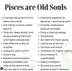 a poster with some words on it that say, pieces are old soul's