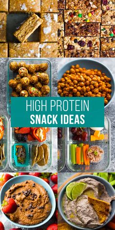 high protein snack ideas for kids and adults to enjoy in the kitchen or on the go