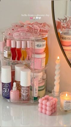 Room Redesign, Girly Room, Vanity Organization, Preppy Room, Cute Room Ideas, Skin Care Items, Dream Room Inspiration, Room Makeover Bedroom