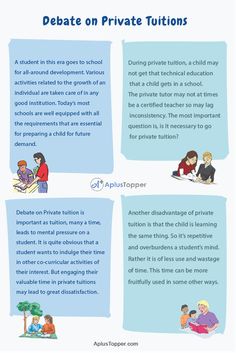 an info sheet describing the benefits of private education