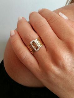 Panna Ring Design In Gold, Ring Design In Gold, Panna Ring, Stackable Diamond Rings, Unique Diamond Rings, Wedding Rings Solitaire, Gold Rings Fashion, Gold Ring Designs, Gold Rings Jewelry