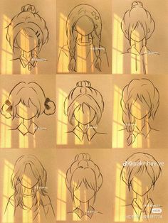 the steps in how to draw anime hair