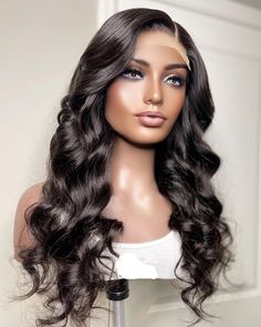 My custom wigs are laid and ready for immediate wear when they arrive  Accept customized orders! Feel free to message me please. Arrives Ready to Wear + Glueless Density:150% 180% 200% LENGTH: 16" to 34" available LACE SIZE: 5x5, 13X4 LACE STYLE: HD lace TEXTURE: Silky Straight ORGIN: Premium Unprocessed Virgin Hair COLOR: Natural Black Customize your wig By message me - Choose your cap size, lengths, parting, & more so she's perfeccct for you & your needs! Please leave me 5 stars review if you Virgin Hair Color, Hd Lace Wigs, Human Virgin Hair, Custom Wigs, Lace Closure Wig, Closure Wig, Wigs For Women, Loose Hairstyles, Lace Fashion