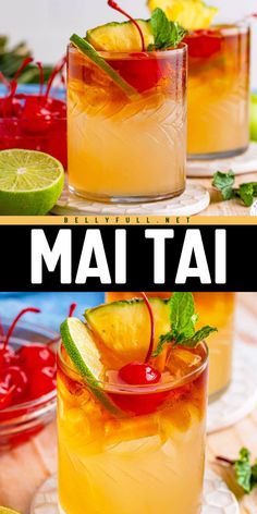 Craving a tropical drink? This Mai Tai recipe is perfect for easy Labor Day party drinks and summer cocktail ideas. A rum cocktail with hints of citrus and almond, made with just 5 ingredients: white rum, lime juice, orange curaçao, orgeat syrup, and dark rum! Monkey Pod Mai Tai Recipe, Orange Curacao Drinks, Orgeat Syrup Cocktails, Luau Drinks Alcoholic, Tropical Drinks Recipes Alcohol, Rum Drinks Easy Cocktails, Summer Bar Drinks, Easy Mixed Drinks Alcohol, Mai Tai Drink Recipe