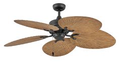 a ceiling fan with three large blades