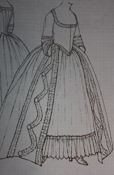 1700 Fashion, Colonial Dress, The Project, Petticoat, My Mind, Work On, To Work, This Year, Sewing Patterns