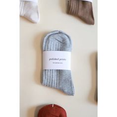 Our new Everyday Sock is exactly how it sounds - soft, lightweight and flexible making it perfect for the day-to-day. Available in seven neutral colors, we love seeing them worn with everything from boots to flats, hitting about an inch and a half above the ankle bone they're truly the perfect fit. Photos show the products packaged and loose. All come pre-wrapped with a branded belly band. *SOCKS ARE FINAL SALE* Casual Soft Socks, Casual Soft Gray Socks, Soft Gray Casual Socks, Casual Solid Color Everyday Socks, Comfortable Soft Ribbed Socks, Fit Photos, Pre Wrap, Belly Band, Belly Bands