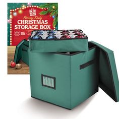 PRICES MAY VARY. ORNAMENT STORAGE – This ornament box stores up to 64 ornaments with individual carry trays that help keep ornaments safe from scratches and shattering, so they’re always ready to show off for the Christmas season, Easter, Halloween, and other special occasions. STURDY CONSTRUCTION – This Christmas ornament storage is constructed of durable 600D oxford fabric with cardboard sides and includes built in handles. This Holiday Cheer Christmas storage box is perfect for holiday orname Diy Christmas Storage, Ornament Organizer, Oversized Ornaments, Christmas Ornament Storage, Ornament Storage Box, Holiday Organization, Ornament Storage, Ornament Box, Organiser Box