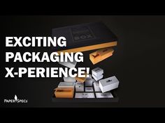 a stack of boxes with the words exciting packaging x - experience