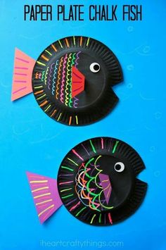 paper plate fish craft for kids to make