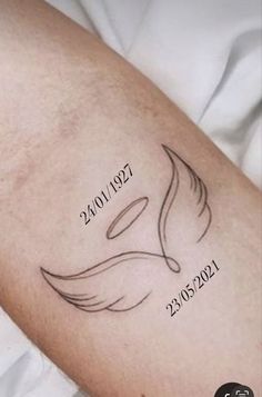 a woman's arm with a tattoo on it that reads, 2012 - 2013