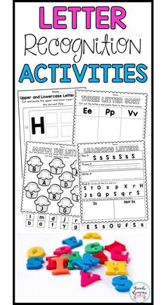 letter recognition activities for kids to practice their letters