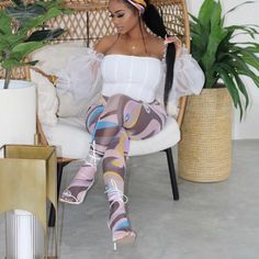 Mesh Print Tights Follow Us On Ig @Babsboutique_ Casual Party Tights, Sheer Leggings Outfit, Mesh Leggings Outfit, Sheer Leggings, Print Tights, Footed Leggings, Colored Tights, Printed Tights, Leggings Outfit