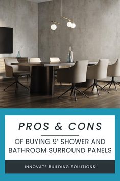 the pros and cons of buying shower and bathroom surround panels