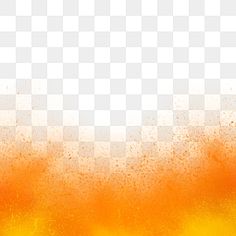 an orange and yellow background with lots of dust on the bottom, as well as some white